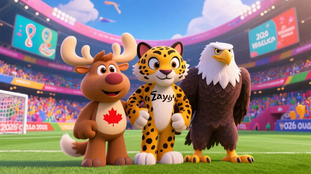 揭秘2026世界杯吉祥物：Maple、Zayu与Clutch背后的文化密码与狂欢寓意